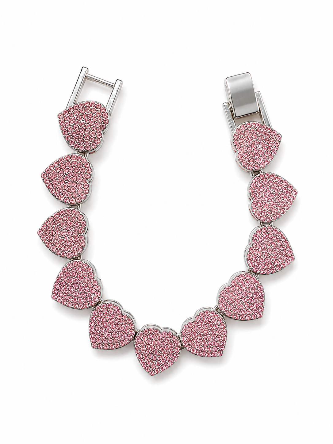 First Date Heart Tennis Bracelet