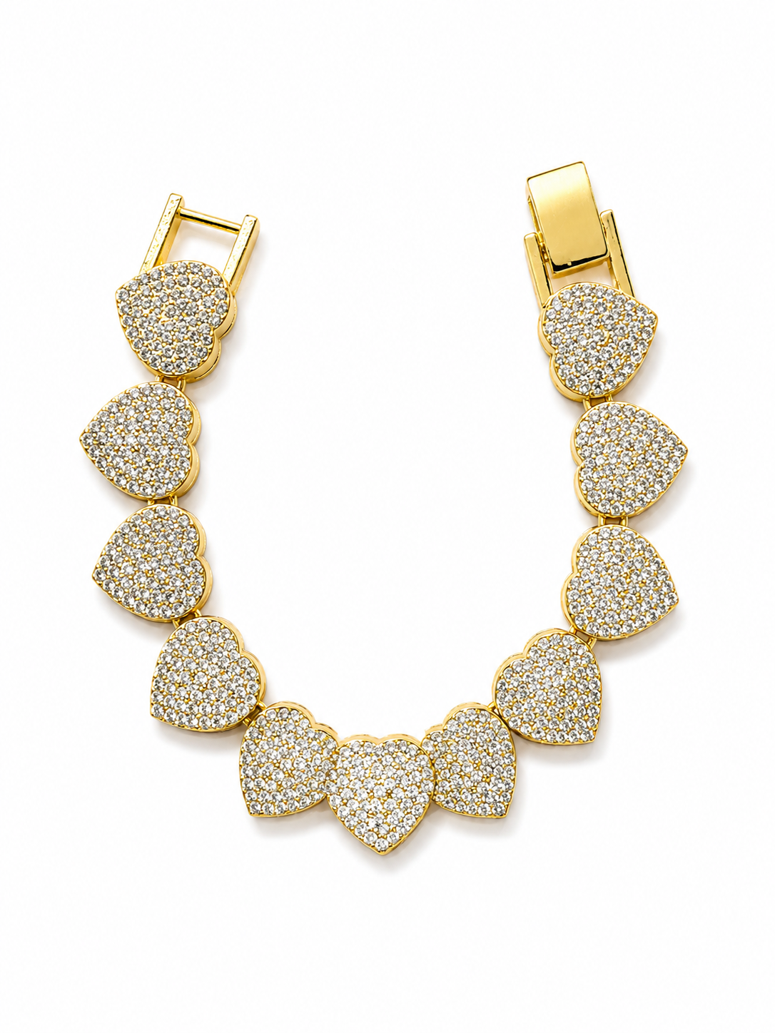 First Date Heart Tennis Bracelet